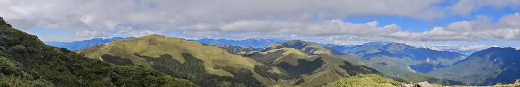 合欢山鸟瞰全景