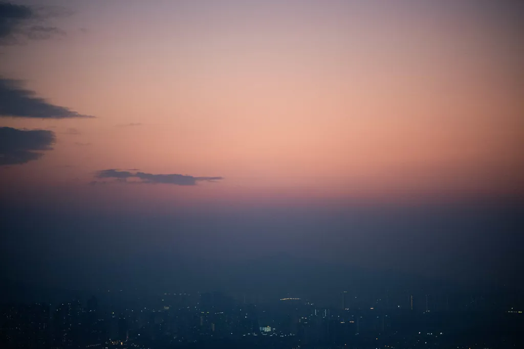 返程晚霞