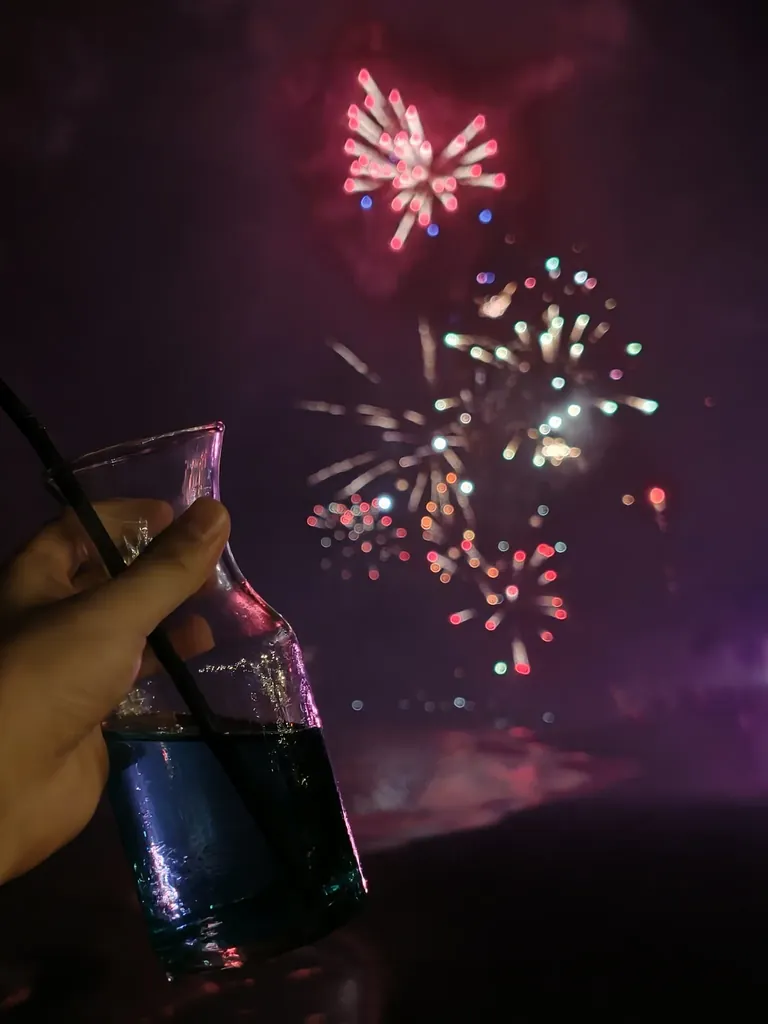 赏烟花