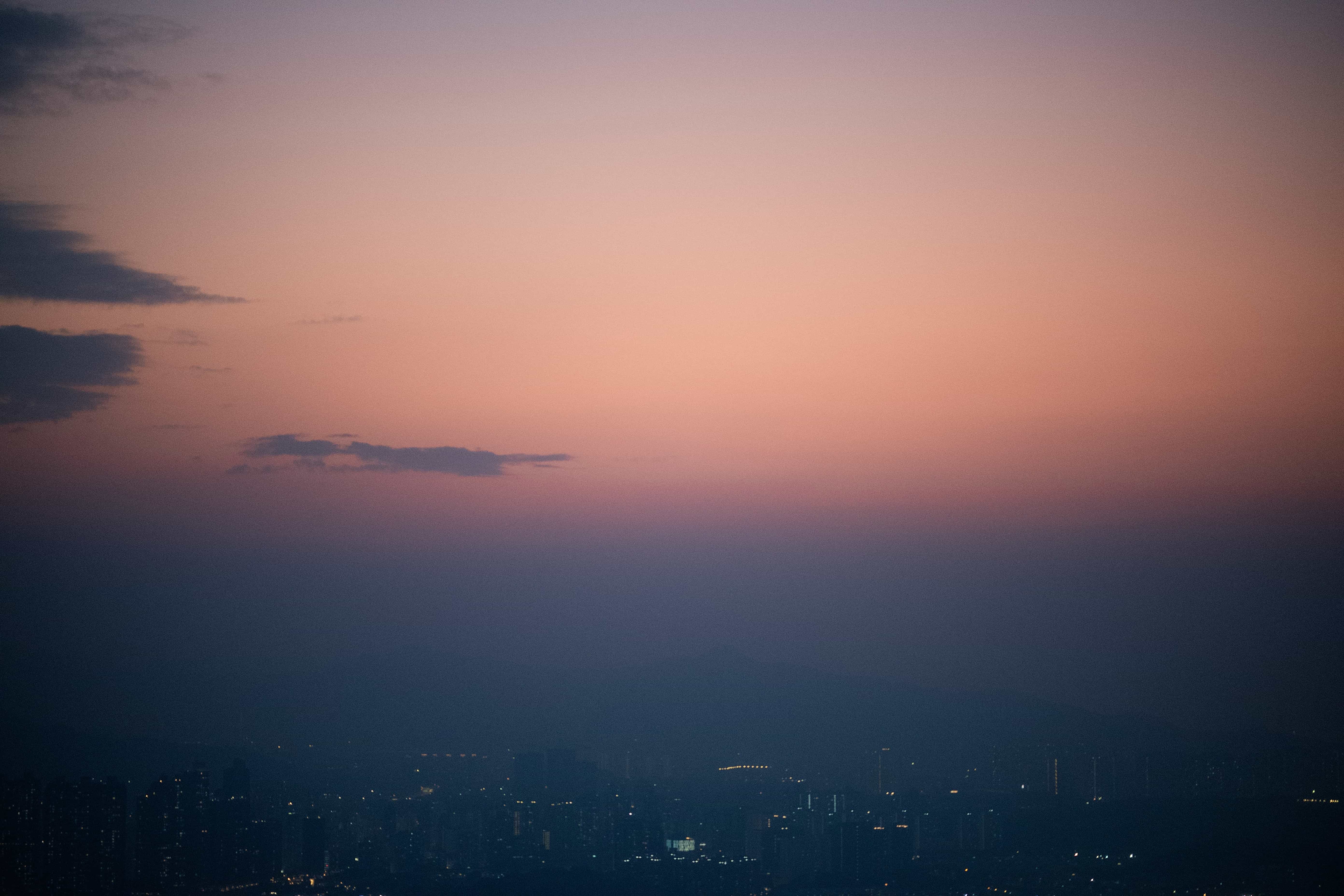 返程晚霞