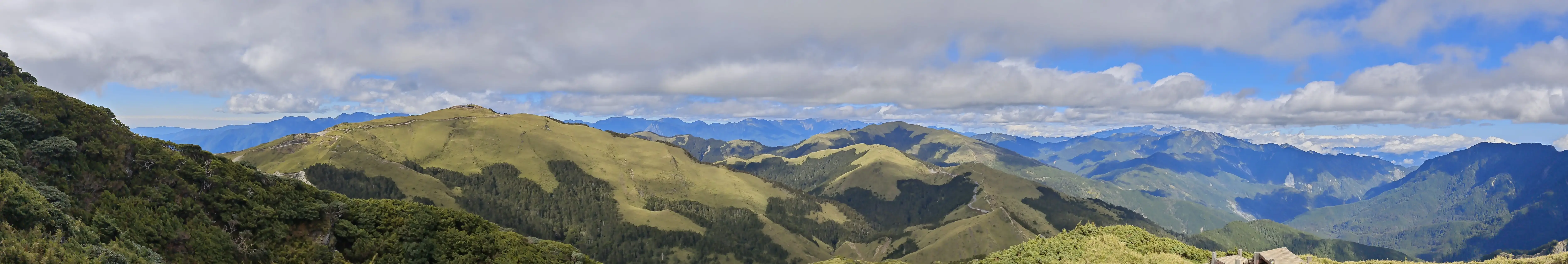 合欢山鸟瞰全景